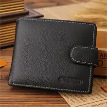 New men wallet leather purse Business leather zero casual wallet