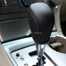 Auto getriebedeckel Fall für TOYOTA COROLLA/CAMRY/HIGHLANDER/Verso/RAV4 automatische getriebedeckel leder Hand-genähtes auto styling