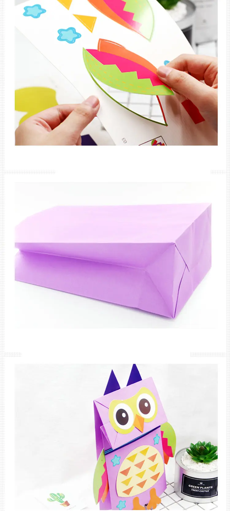 3 шт./партия. DIY рождественские бумажные куклы для театра марионеток, набор для рукоделия, Ранние развивающие игрушки, креативные игрушки, игрушки для детского сада, OEM