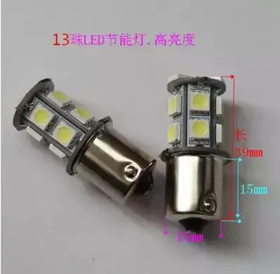 

2019 New Direct Selling Ccc 12 Pcs Led Indicator Light Alarm Lamp B15 Bayonet Led12v24v30v3-5w Flat Instrument Patch Signal