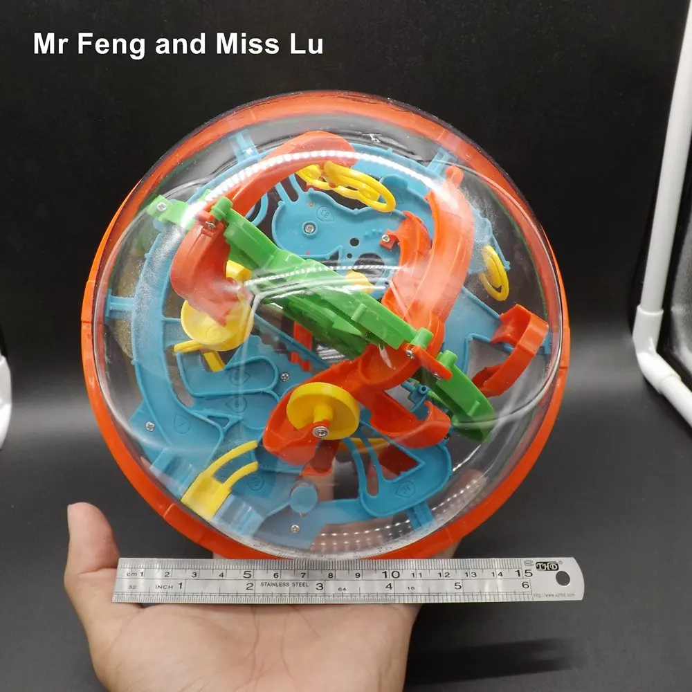 

3D Magic Maze Ball 100 Closed Level Intellect Ball Labyrinth Children Educational Toys Orbit Game Intelligence Christmas Gift