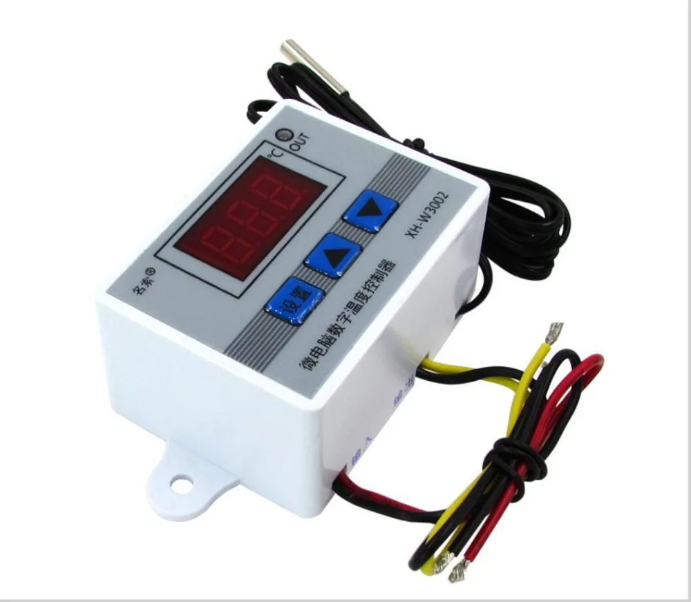 Цифровой светодиодный регулятор температуры 220 В перем. Тока 12 24 10 А|probe control|probe