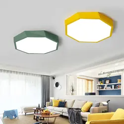 Новый светодио дный Креативный светодиодный потолочный светильник с дистанционным управлением лампа неправильный Круг Стиль 5 см