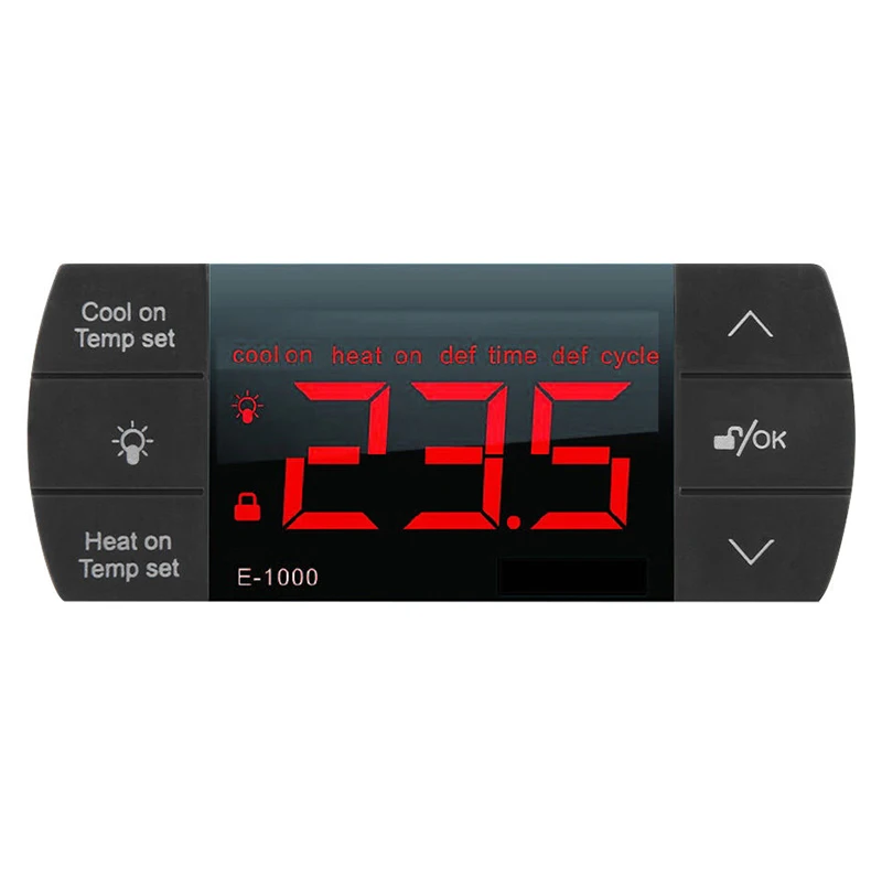 

LIXF ELitech 220V Touch Digital LCD Temperature Controller Cool Heat Switch Thermostat Sensor