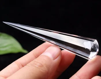 

30g Rare Natural 100% Clear Crystal Disintegrator Pranic Healing 8 sided Wand