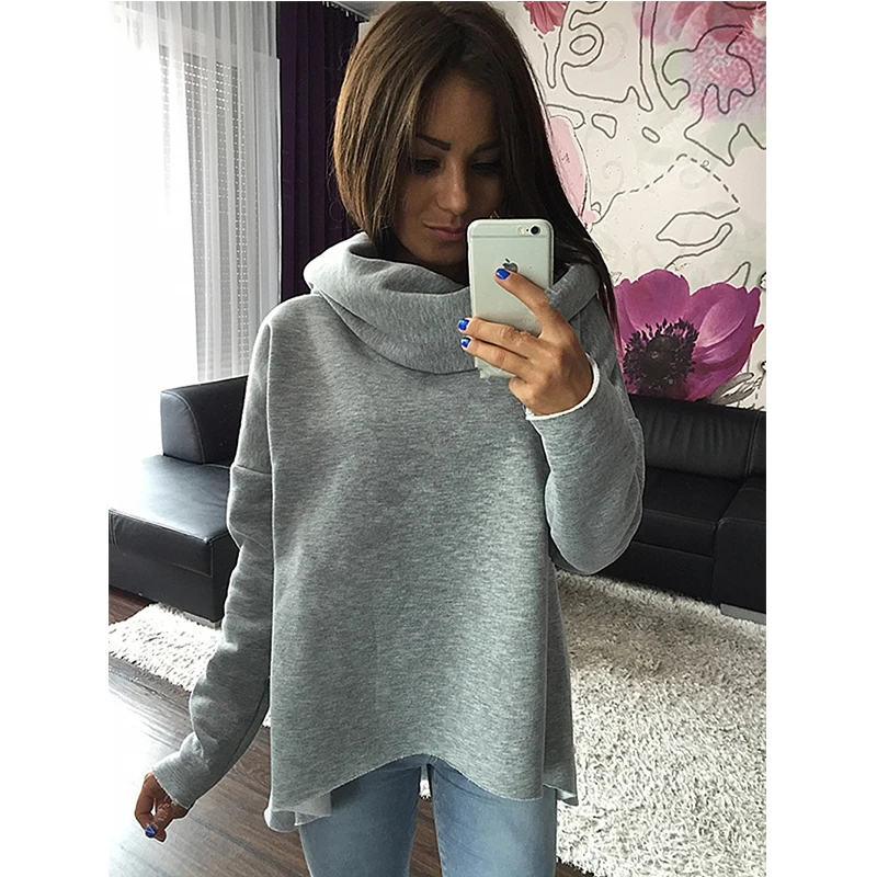 

Рождественская одежда, женские зимние толстовки, шарф, воротник, длинный рукав, модные повседневные осенние толстовки, грубые пуловеры