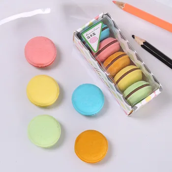 

Coloffice 5PCs/Set Macarons Colorful Cute Eraser Student School Supplies Promotion Children Stationery Kindergarten Prizes Gifts