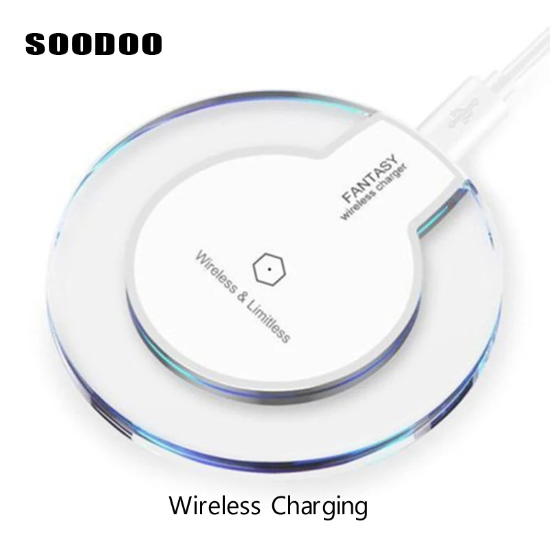Soodoo 10 Вт Qi Беспроводное зарядное устройство для IPhone X XS XR 8 Plus быстрая Беспроводная
