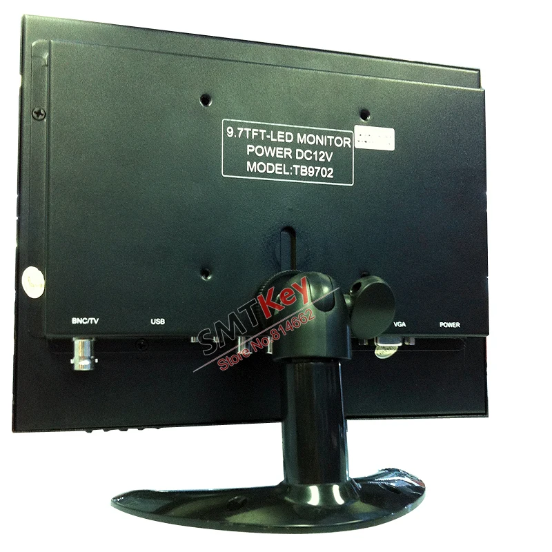 9.7inch Metal Professional CCTV monitor 4 video way input by HDMI / VGA / BNC / AV video input multi video monitor