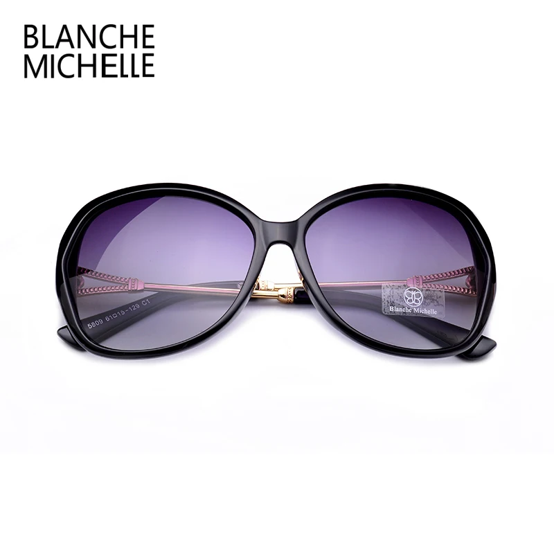 Blanche Michelle, высокое качество, поляризационные солнцезащитные очки для женщин, фирменный дизайн, UV400, солнцезащитные очки с градиентом, солнцезащитные очки oculos с коробкой