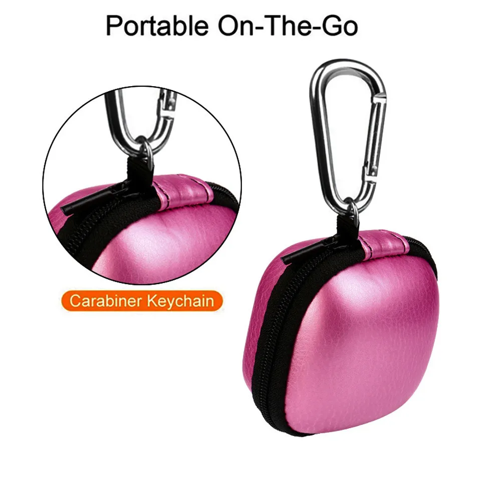 Leather protective case ith Metal carabiner For AirPods Apple Bluetooth Earphone Storage Box Headset bluetooth ear Leather protective case ith Metal carabiner For AirPods Apple Bluetooth Earphone Storage Box Headset bluetooth ear