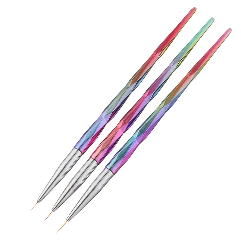 

Nail Art UV Gel Liner Drawing Brush Flower Painting Acrylic Pen Diamond Handle