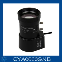 cctv camera lens 6-60mm Auto Iris lens 1/3″ CS F1.4 Free shipping.CYA0660GNB