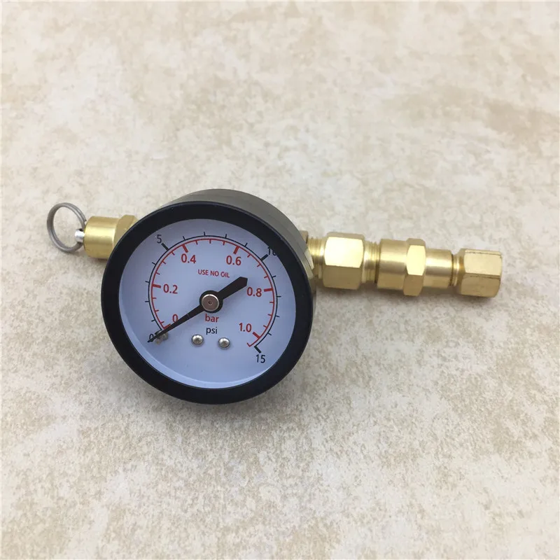 

Homebrewing Beer Ball Lock Pressure Valve w/Gauge,0~15psi Pressure Valve Gauge with Adjustable Pressure Relief,Kegging Equipment