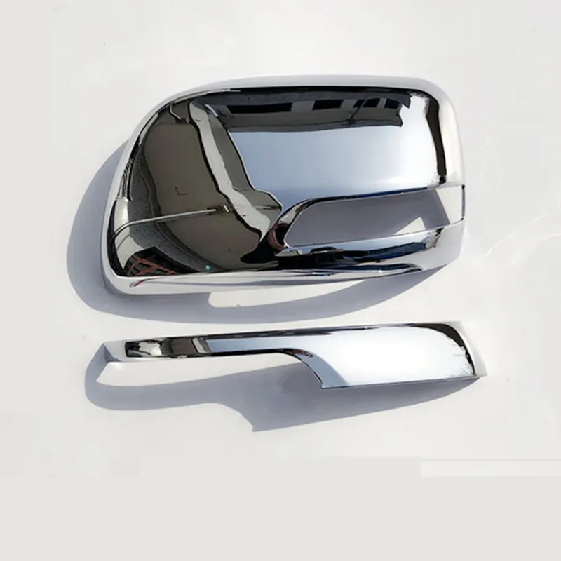 2 шт. для Toyota Prado FJ150 FJ 150 2010 2011 2012 2013 ABS Chrome Боковая дверь Зеркало заднего вида крышка автомобильные аксессуары