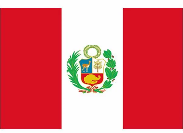 

free shipping xvggdg NEW Peru Flag 3ft x 5ft Hanging Peru Flag Polyester standard Flag Banner