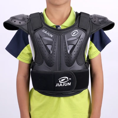 Новая детская Защитная одежда броня для мотокросса, гонки, скалолазание, уличная езда, защитная обшивка, защита QP054 - Цвет: Черный
