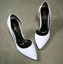 2016 Gorgeous High Heel Shoes Sexy Pointed Toe Lady Pumps Party Prom Shoes White Bridal Dress Shoes Match Wedding Dress