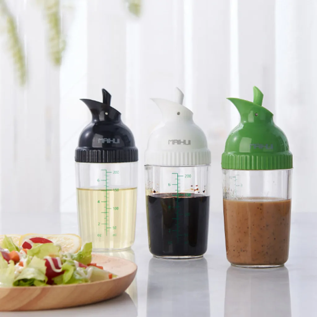 

Glass Seasoning Jar Pots Easy Clean Oil Dispenser Soy Sauce Vinegar Cooking Storage Container Seasoning Kitchen Jar Kitchen Tool