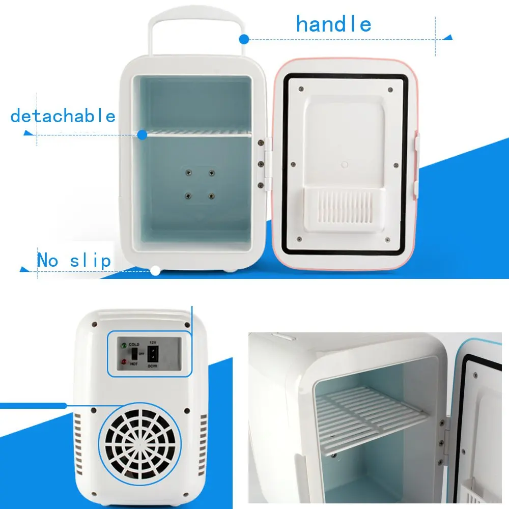 4L холодильники домашнего использования автомобиля Ультра тихий мини-морозильник охлаждение, отопление коробка холодильник большая