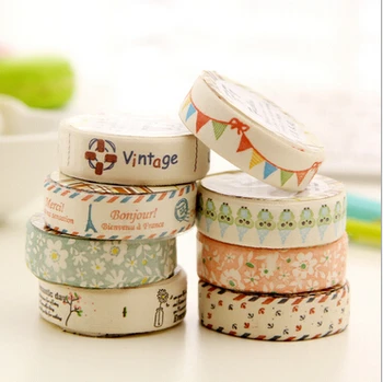 

New Vintage Fresh Life series Canvas Tape/DIY Multifunction Decoration stationery Tape / Office & School Supplies WJ0316