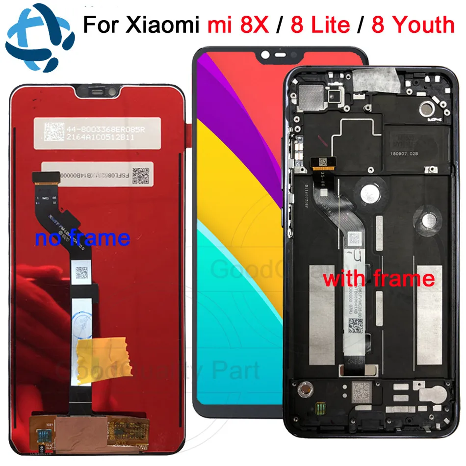 

6.26"For xiaomi mi 8 lite mi8 Youth LCD Display and Touch Screen mi8x mi 8x Digitizer Assembly Replacement for XiaoMi mi8 lite