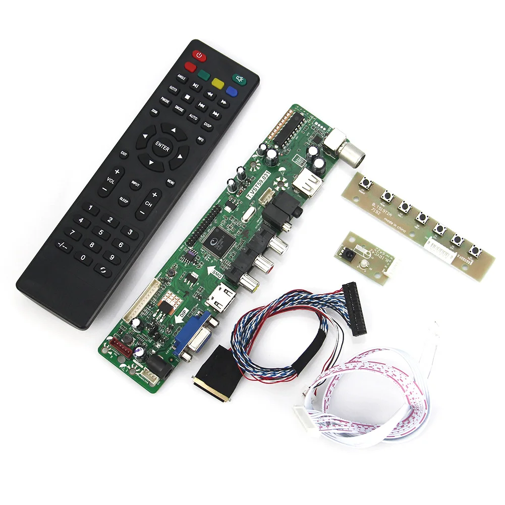 T. VST59.03 для LTN116AT02 B116XW02 V.0 LCD/LED плата драйвера контроллера (ТВ + HDMI VGA CVBS USB) LVDS