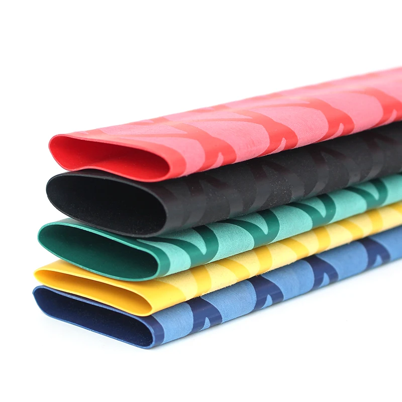 1/3/5Pcs Anti-slip heat shrink tube for fishing rod DIY electrical insulation 5 colors 1M 15/18/20/22/25/28/30/35/40/50mm