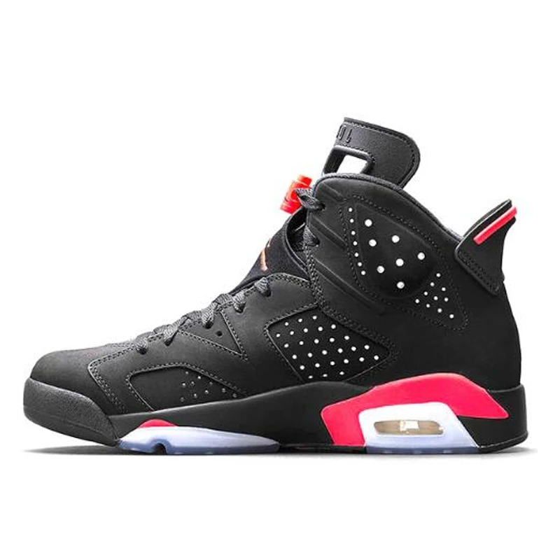 

Original AIR US JORDAN 6 Men's Black Infrared CNY Wheat Fierce Green Gatorade Basketball Shoes Outdoor Sneakers Sport Blue