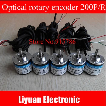 

Optical rotary encoder 200P/R AB two-phase / industrial grade encoder 200 pulse DC5-30V