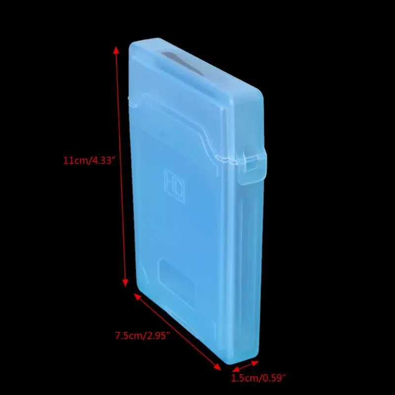 HDD Storage Box 2.5 inch IDE SATA HDD Hard Disk Drive Protection Storage Box Protective Cover