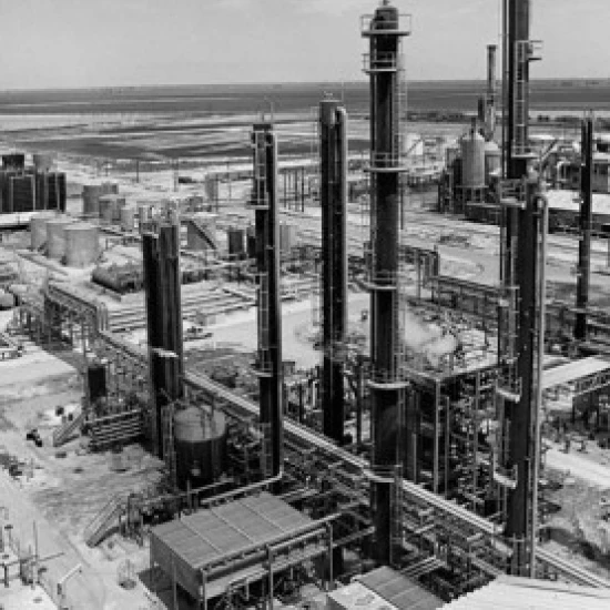 High angle view of a chemical plant  Temple  Texas  USA Poster Print (18 x 24)