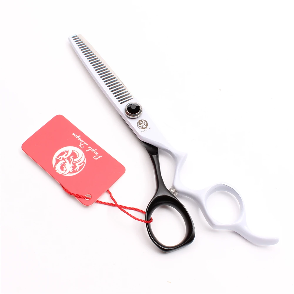 Z9016 6 ''17,5 см белые/черные Профессиональные человеческие ножницы для волос Парикмахерские ножницы для резки филировочные ножницы Инструменты для укладки волос