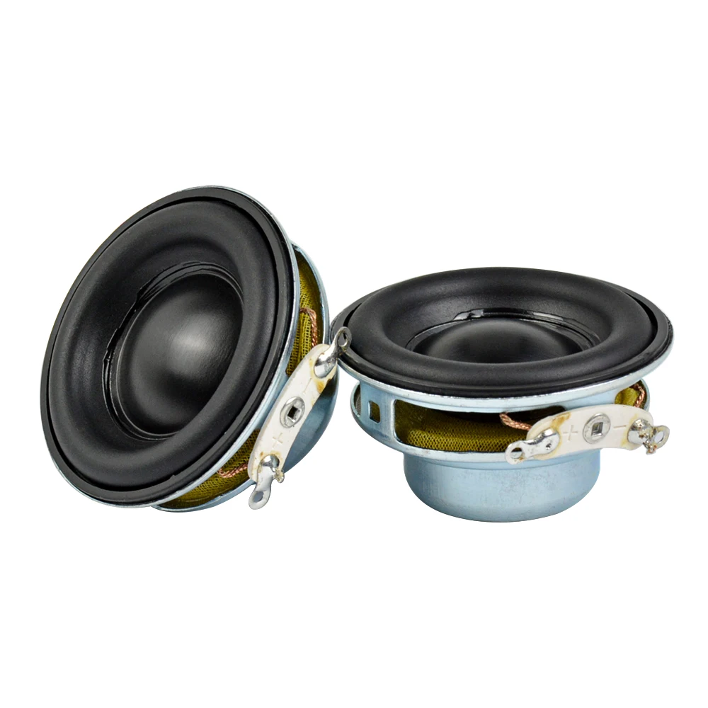 AIYIMA 2Pcs 40MM Mini Audio Portable Speakers 16 Core 4 Ohm 5W Full Range Speaker Rubber Side NdFeB Magnetic Speaker 2