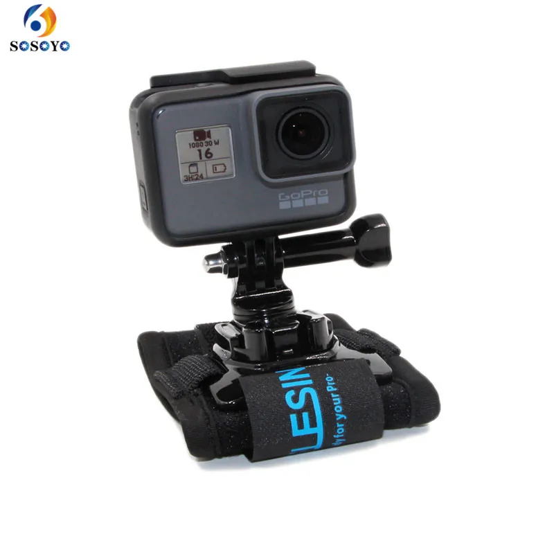 360 Degree Wrist Strap Rotary Wrist band Arm Hand Strap Belt Mount  For GoPro Hero 5 Hero 4 3 Camera Diving  Biking Extreme Sports (13)
