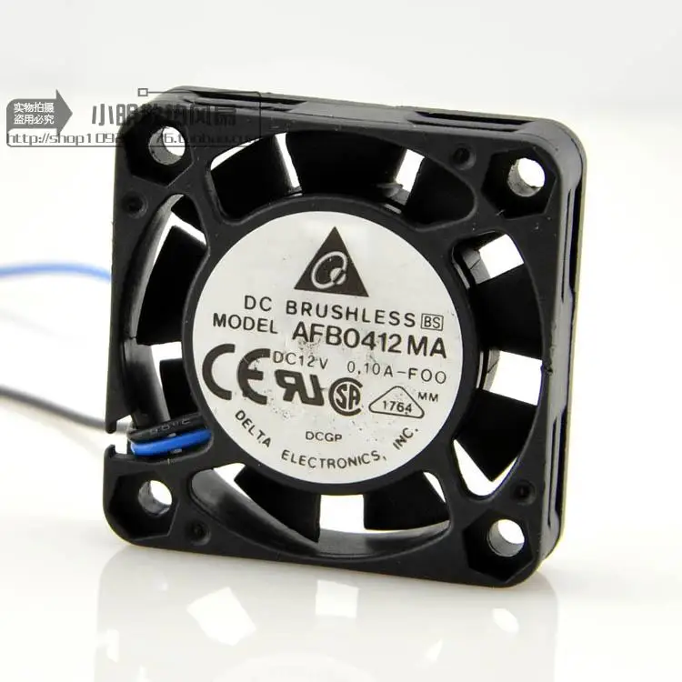 Бесплатная доставка. AFB0412MA DC12V 0.10 Оригинал 40*40*10 мм мяч Вторичный вентилятор