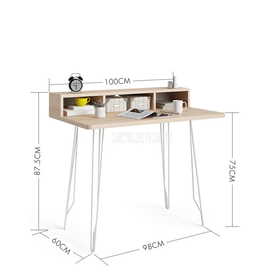 100*60 см деревянный стол бытовой ноутбук настольный компьютерный стол Спальня прикроватный студенческий стол современный Рабочий стол Lapdesk S05Z002