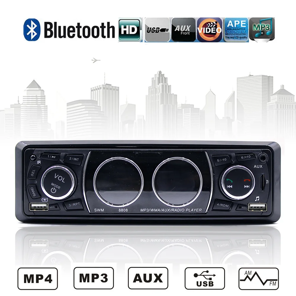 

2018 Car radio MP3 player car bluetooth multi-function call U disk 12 v24v high-power bluetooth card FM radio car electronic