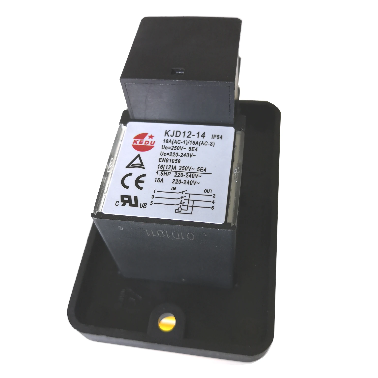 Pаспродажа KEDU KJD12 14 250V 6 Пен старт стоп нет вольт релиз кнопочный переключатель общего в мастерской и металлоконструкции машины