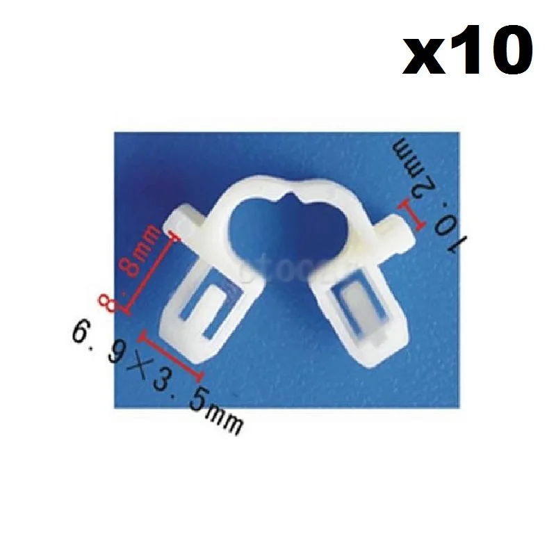 

10pcs OEM For Honda Acura Windshield Washer Rivet Retainer Clip 90652-SB2-023