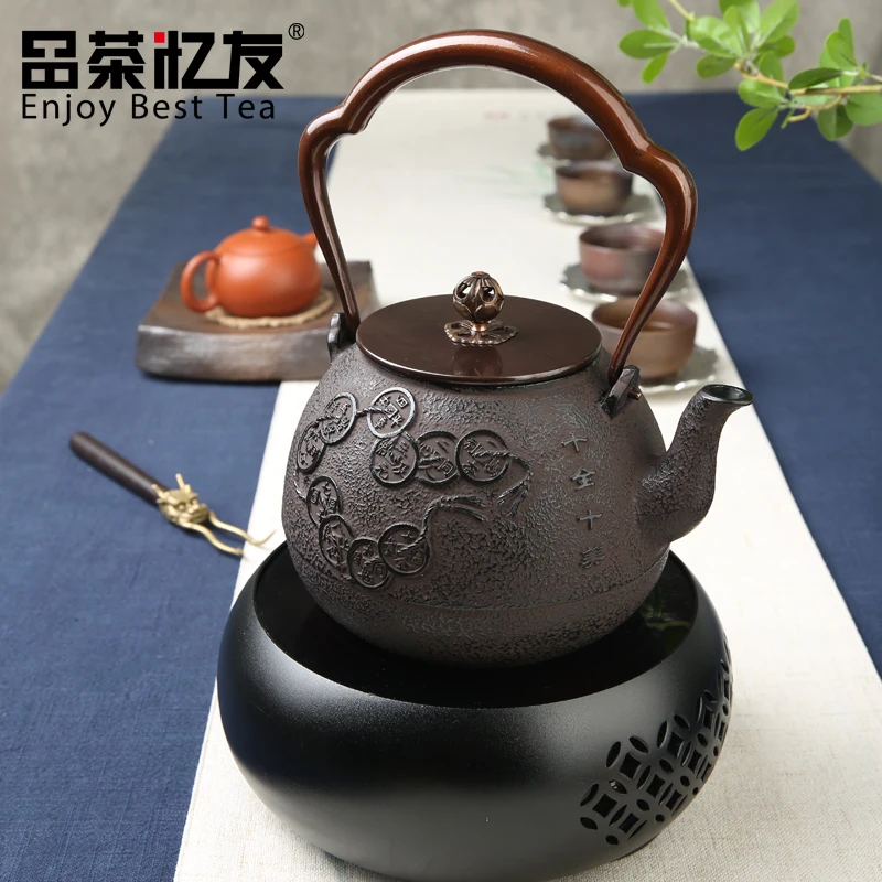 Cheap No Coated Top Grade Cast Iron Pot 1300ml Large Capacity of The Old Japan Iron Pots Boil Tea Kettle 1