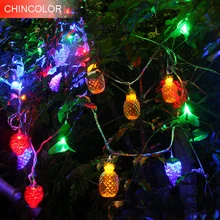 5 м 20 светодиодов Праздничные огни креативные забавные Friut светодиодные гирлянды ЕС Plug Рождество Детская комната kindergart Сказочный Декор BF
