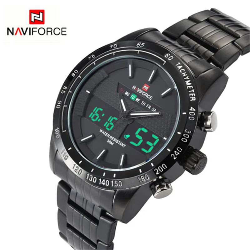 NAVIFORCE Mens Watches Top Brand Luxury Casual Quartz Watch Man Waterproof Military Male Hour Stain