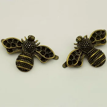 

10pcs/lot luggage bag hardware accessories diy metal Little bee decorated buckle shoe ornament adornment hardware accessories