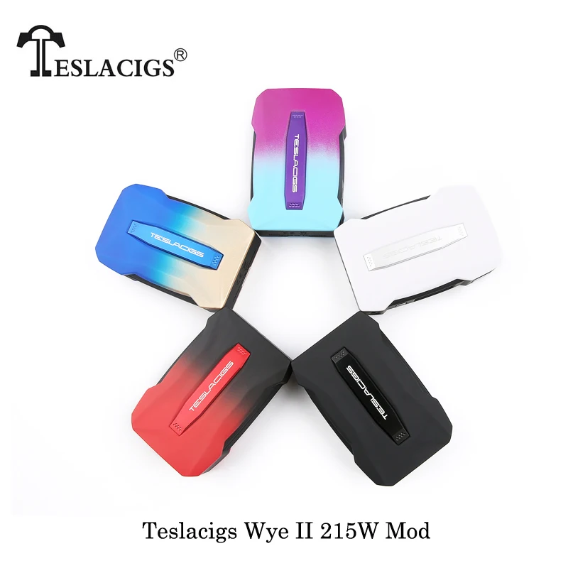 Электронная сигарета Teslacigs Tesla Wye II 215 Вт бокс мод работает от двух супер легких
