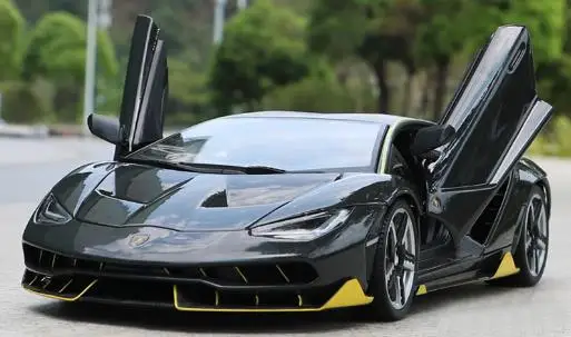 Зеленый 1:18, Lambo, Lp770-4, спортивный автомобиль, серия Centennial, Большая Настоящая модель автомобиля, имитационная модель автомобиля из сплава, модель автомобиля, подарок для коллекционной модели - Цвет: Зеленый