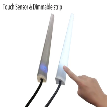 

2pcs New product 5730 5630 rigid strip 16w/m 36LEDs Kitchen led light LED DC 12V LED Hard LED Strip with touch switch control