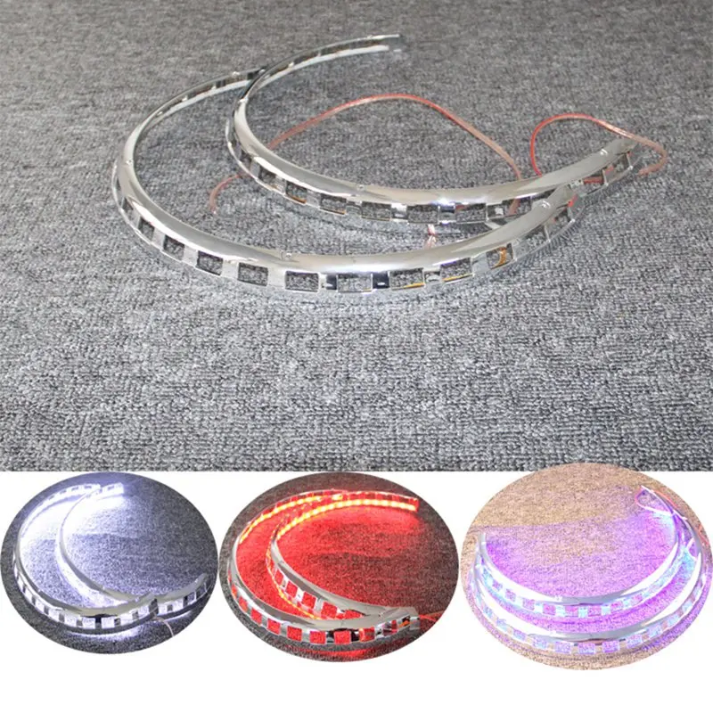 Motorcycle New Brake Rotor Covers LED Light Ring Of For Honda Goldwing