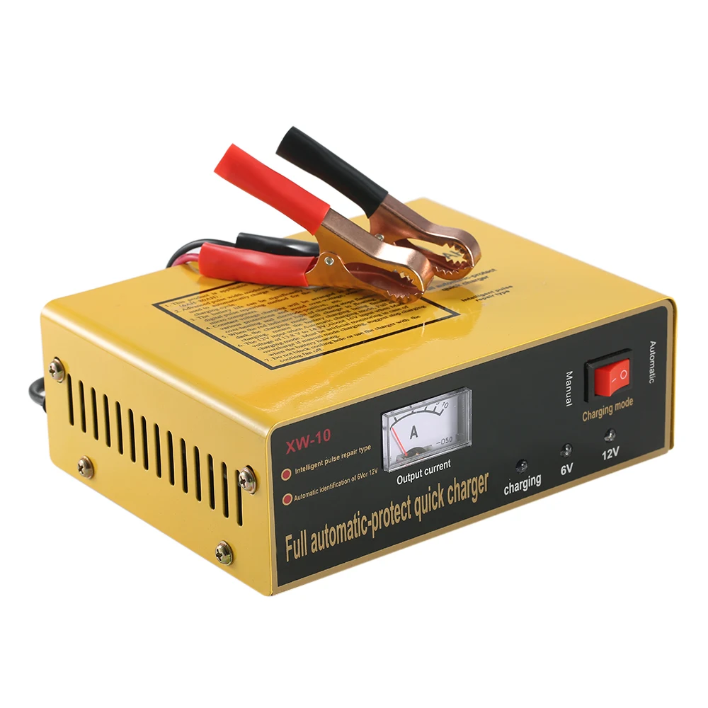6V//12V Automatic LED Charger Pulse Repair Maintainer for Lead Acid Battery