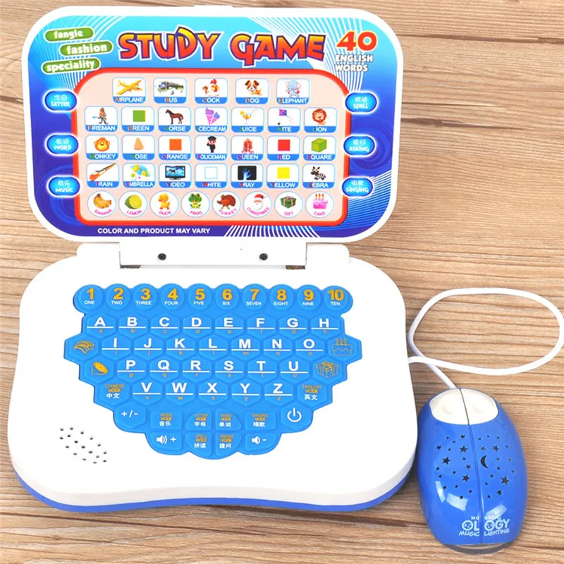 

Child Learning Machine with Mouse Computer Learning Education Machine Tablet Toy Gift Random Color